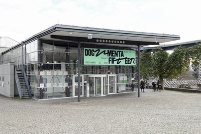 documenta fifteen: documenta Halle, exterior view, 2021.