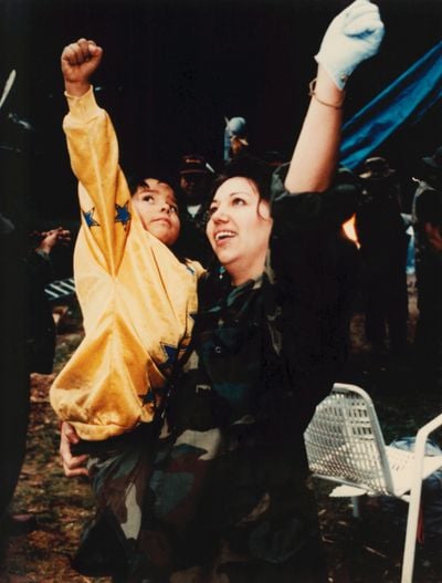 Alanis Obomsawin, Kanehsatake: 270 Years of Resistance (1993) (still). Produced by Wolf Koenig, Alanis Obomsawin. 1 hr 59 min.