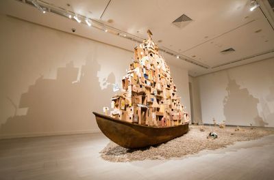 Alfredo and Isabel Aquilizan, Passage III: Project Another Country (2009). Exhibition view: Odyssey: Navigating Nameless Seas, Singapore Art Museum (4 June–28 August 2016).