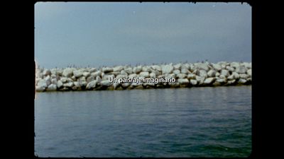 Gelare Khoshgozaran, To Keep the Mountain at Bay (2023) (still). Super 8 film transferred to video, sound, and colour. 9 min 30 sec.