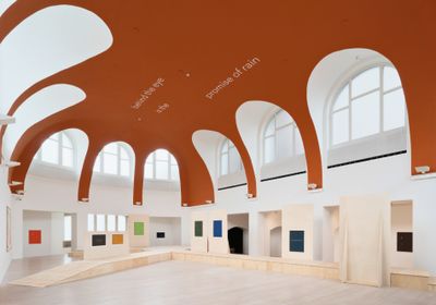 Exhibition view: Helen Cammock, behind the eye is the promise of rain, Kestner Gesellschaft, Hanover (26 February–22 May 2022).