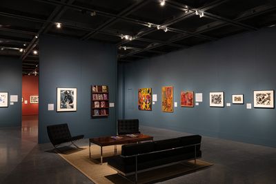 Exhibition view: Black Orpheus: Jacob Lawrence and the Mbari Club, New Orleans Museum of Art (NOMA) (10 February–7 May 2023). Co-organised by Chrysler Museum of Art, Norfolk and NOMA. Photo: © NOMA.