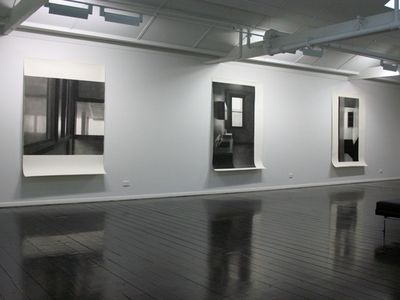 Jude Rae, Victoria Chambers VI, III, and II (2006). Exhibition view: