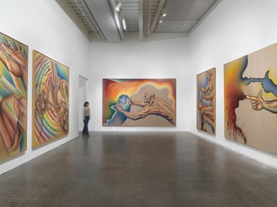Exhibition view: Judy Chicago, Herstory, New Museum, New York (12 October 2023–14 January 2024).