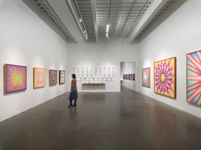 Judy Chicago, 'Through the Flower' series. Exhibition view: Herstory, New Museum, New York (12 October 2023–14 January 2024).