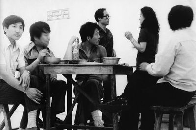 Lee Kang-so, Disappearance—Bar in the Gallery (1973). Performance, 25–30 June 1973, Myongdong Gallery, Seoul. Ten digital chromogenic prints, 78.7 x 108.8 cm each. © LeeKang-so.
