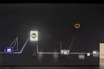 Exhibition view: Mithu Sen, mOTHERTONGUE, Australian Centre for Contemporary Art, Melbourne (22 April–18 June 2023).