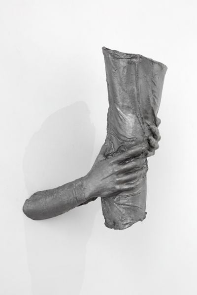 Mohamed Bourouissa, Idriss (2023). Aluminium cast. 49 x 40 x 30 cm. © Mohamed Bourouissa, Adagp, Paris, 2023.