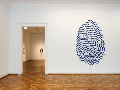Reena Saini Kallat, Vortex (2022). Exhibition view: Deep Rivers Run Quiet, Kunstmuseum Thun, Switzerland (10 June–3 September 2023).