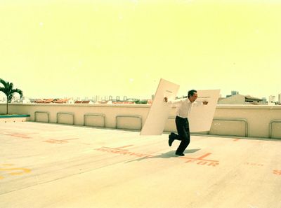 Lee Wen, Is Art Necessary? (2004). Lee Wen Archive, Asia Art Archive Collection.