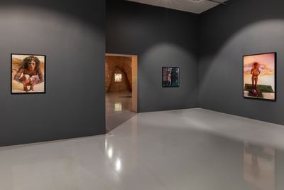 Exhibition view: Tracey Rose, Shooting Down Babylon, Zeitz Museum of Contemporary Art Africa, Cape Town (19 February–28 August 2022).
