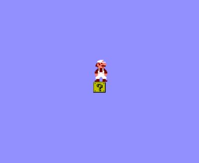 Cory Arcangel, Totally Fucked (2003). Handmade hacked Super Mario Bros, cartridge, Nintendo NES video game system, artist software. Dimensions variable.