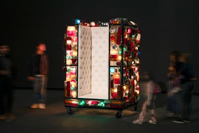 Joana Vasconcelos, Strangers in the Night (2000). Exhibition view: Plug-in, MAAT – Museum of Art, Architecture and Technology, Lisbon (29 September 2023–8 April 2024).