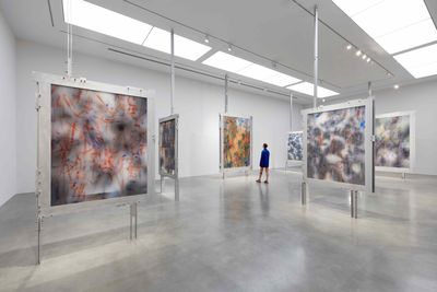 Exhibition view: Julie Mehretu, A Transcore of the Radical Imaginatory, Museum of Contemporary Art Australia, Sydney (29 November 2024–27 April 2025).