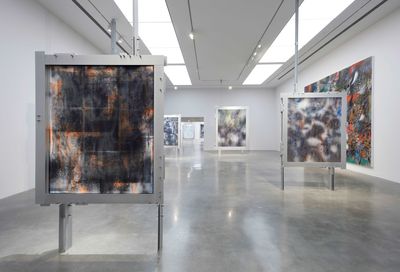 Exhibition view: Julie Mehretu, A Transcore of the Radical Imaginatory, Museum of Contemporary Art Australia, Sydney (29 November 2024–27 April 2025).