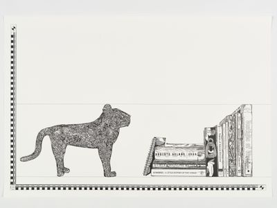 Pio Abad, 1897.76.36.18.6 (2023). India ink and screenprint on heritage woodfree paper. 1016 x 686 mm.