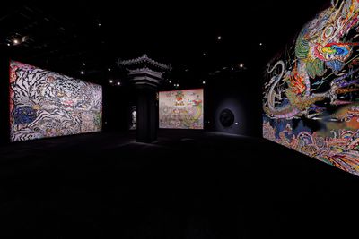 Exhibition view: Takashi Murakami, Mononoke Kyoto, Kyoto City KYOCERA Museum of Art (3 February–1 September 2024).
