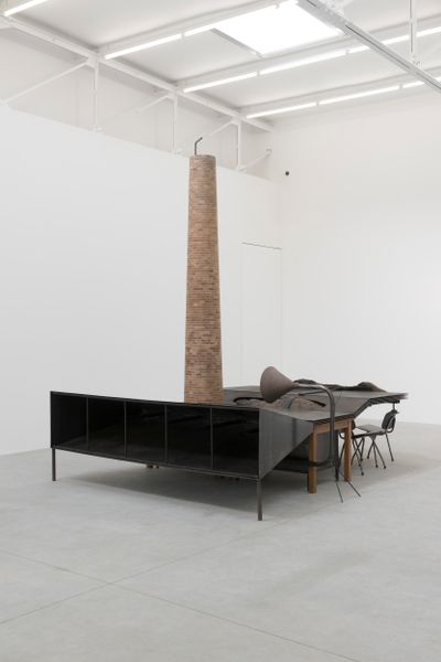 Mark Manders, Staged Android (Reduced to 88%) (2002) included in Mark Manders, Zeno X Gallery, Antwerp (2014).