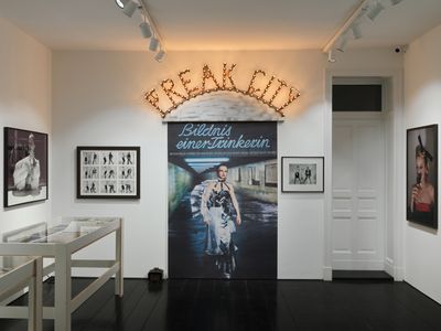 Exhibition view: Ulrike Ottinger, 25 Filme – Screening the Archive, Contemporary Fine Arts, Berlin (2 November–21 December 2024).