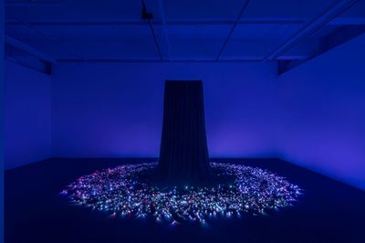 Exhibition view: Doki Kim, The Apple and the Moon, Gallery Baton, Seoul (14 August–14 September2024).