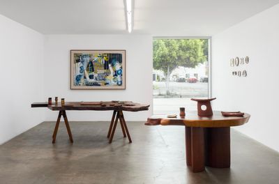 Exhibition view: JB Blunk with Work by Gordon Onslow Ford, BLUM, Los Angeles (18 May–29 June 2024). © JB Blunk Estate and Estate of Gordon Onslow Ford.