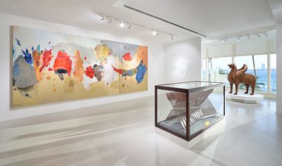 Exhibition view: Moataz Nasr, BOTTLE NECK, Galleria Continua, Dubai (29 February–22 April 2024).