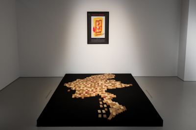 Htein Lin, Soap Blocked (2016). Exhibition view: Everyday Practices, Singapore Art Museum at Tanjong Pagar Distripark (30 August 2024–20 July 2025).