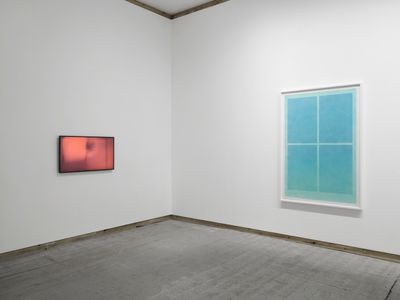 Exhibition view: Anna Barriball, New Drawings, Frith Street Gallery, London (2 February–14 March 2024).