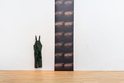 Joanne Coates, Laborious Bedding Up (2024). Photography/performance. Exhibition view: Towards New Worlds, MIMA, Middlesbrough (19 July 2024–9 February 2025).
