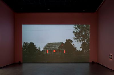 Tracey Moffatt, A Haunting (2021–23). Single-channel video. 1 min, 37 sec. Exhibition view: From the other side, Australian Centre for Contemporary Art, Melbourne.