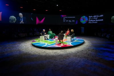 'Sustainability and Decision-Making' panel at Culture Summit Abu Dhabi (3–5 March 2024).