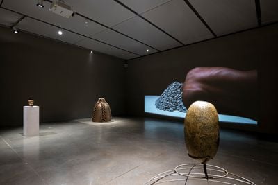 Exhibition view: Simone Leigh, Institute of Contemporary Art, Boston (6 April–4 September 2023). Photo: Timothy Schenck.