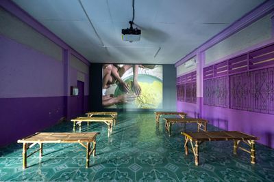 Apichatpong Weerasethakul, Motion Pictures (2023). Exhibition view: Thailand Biennale, Chiang Rai 2023: The Open World, Baan Mae Ma School (9 December 2023–30 April 2024).