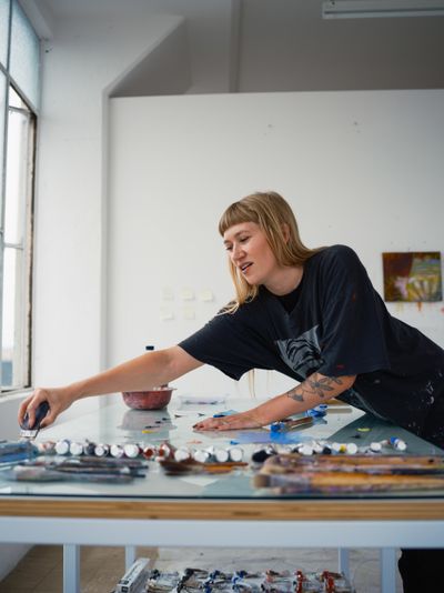 Emma McIntyre in her Los Angeles studio.