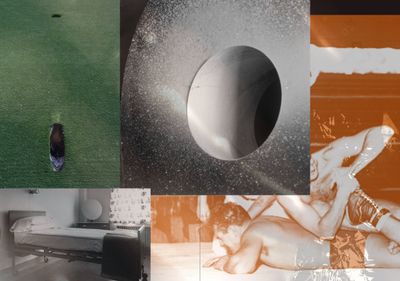 Spread from Shadi Al-Atallah’s zine Holes (2025).
