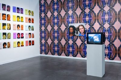 Sonia Boyce, Exquisite Tension (2005). Exhibition view: Apalazzo Gallery, The Armory Show, New York (8–10 September 2023).