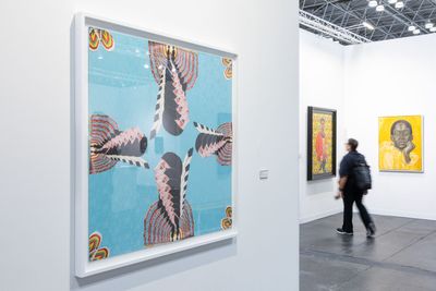 Exhibition view: Wendy Red Star, Roberts Projects, The Armory Show, New York (8–10 September 2023).