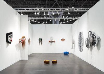 Exhibition view: Beau Dick, Fazakas Gallery, The Armory Show, New York (8–10 September 2023).