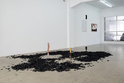 Exhibition view: Group Exhibition, DIRT BAG, Coastal Signs, Auckland (11 February–11 March 2023).