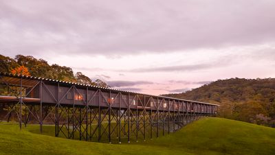 The Bridge at Bundanon, Illaroo. Photo: Zan Wimberley.