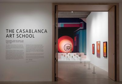 Exhibition view: Group exhibition, The Casablanca Art School, Tate St Ives (27 May 2023–14 January 2024).