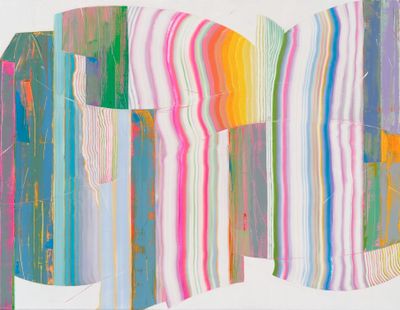 Kim Young-Hun, p22049 (2022), 112 x 145 cm. Oil on linen.