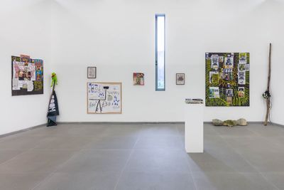 Exhibition view: Lee 'Scratch' Perry, Ark Work, Cabinet Gallery, London (9 March–6 May 2023).