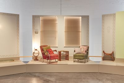 Marc Camille Chaimowicz, The Hayes Court Sitting Room (1979–2023). Exhibition view: Nuit américaine, WIELS, Brussels (17 February–13 August 2023).