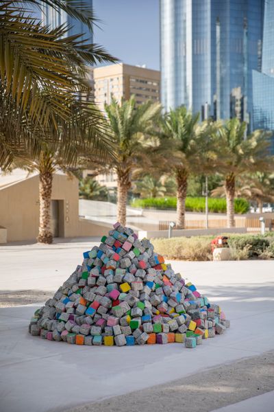 Pascale Marthine Tayou, Coloris (2022). Exhibition view: LOBI LOBI, Cultural Foundation, Abu Dhabi (3 May–26 November 2023).