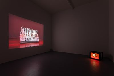 Paul Pfeiffer, Live From Neverland (2006). Exhibition view: Prologue to the Story of the Birth of Freedom, The Geffen Contemporary at MOCA, Los Angeles (12 November 2023–16 June 2024).