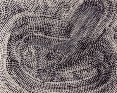 Ruth Asawa, Bentwood Rocker (MI.176) (c. 1959–1963). Felt-tipped pen on paper. 45.7 × 57.8 cm. Black Mountain College Museum + Arts Center; gift of Rita Newman, 2006.10.1. Artwork © 2023 Ruth Asawa Lanier, Inc./Artists Rights Society, New York.