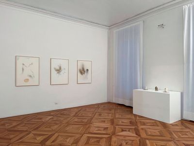 Exhibition view: Marisa Merz, Tucci Russo, Turin (28 October 2023–24 February 2024).