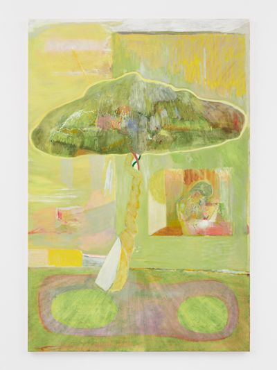 Gabriella Boyd, Attic (2022). Oil on canvas. 210 x 140 cm. © Gabriella Boyd.