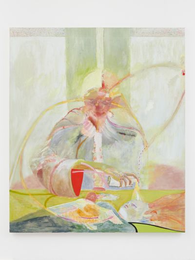 Gabriella Boyd, Talcum (2018–2022). Oil on canvas. 210 x 180 cm. © Gabriella Boyd.